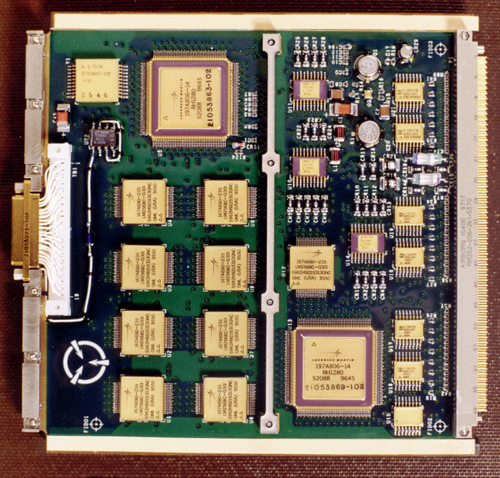 AIRS SEM data processor board, frontside