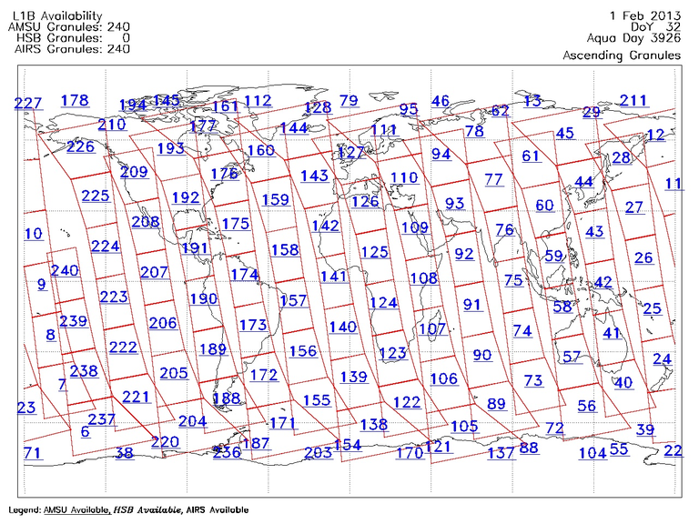 Sample global granule map
