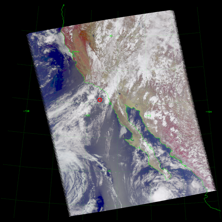 False color image constructed from Vis/NIR radiances