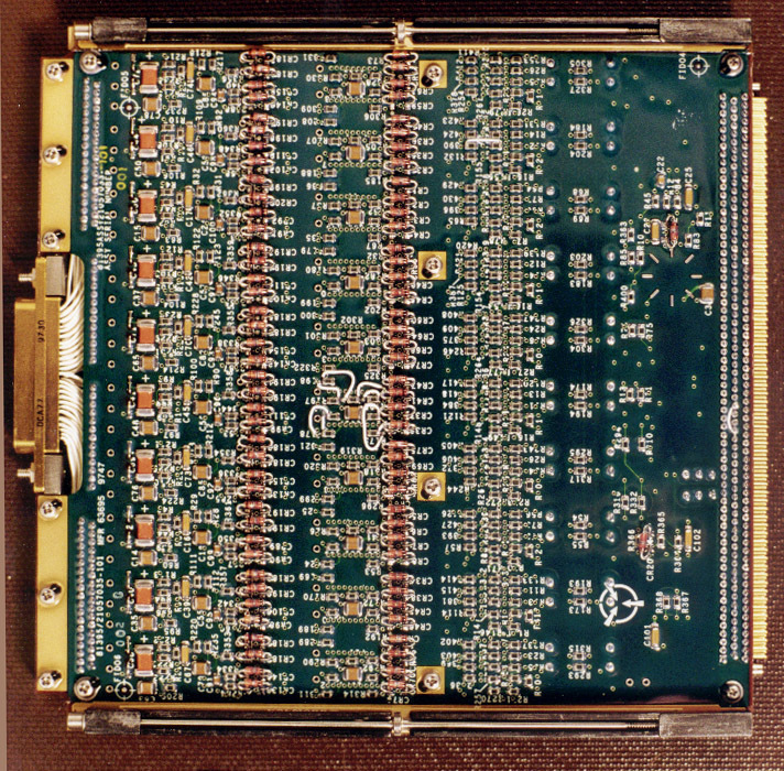 AIRS SEM PV power and clock board, backside