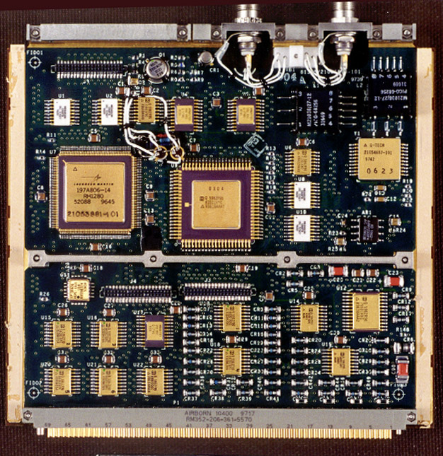 AIRS ADM Processor and Timing Board, frontside