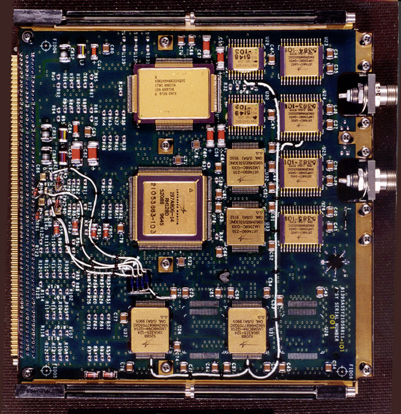 AIRS ADM Processor and Timing Board, backside