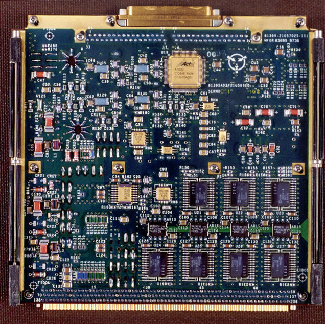 AIRS ADM engineering data collection board, backside