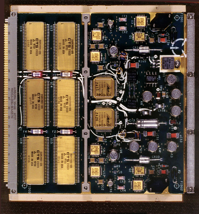 AIRS ADM relay driver board, frontside