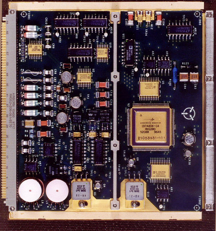 AIRS ADM temperature control and chopper board, frontside