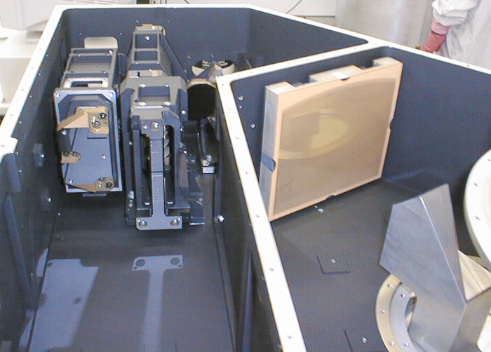 AIRS diffraction grating, installed in the spectrometer