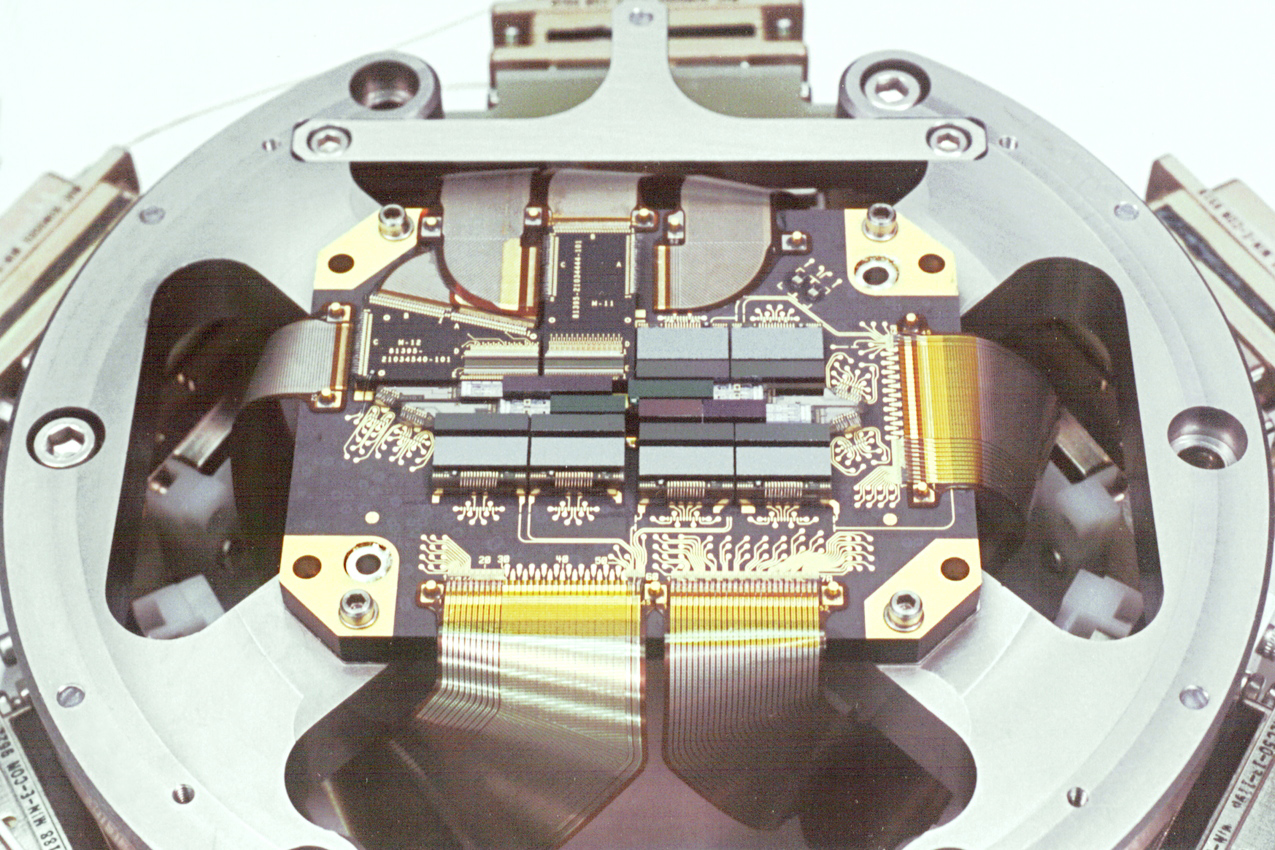 AIRS Focal Plane Assembly (FPA) in dewar, without filters or field flattener lens