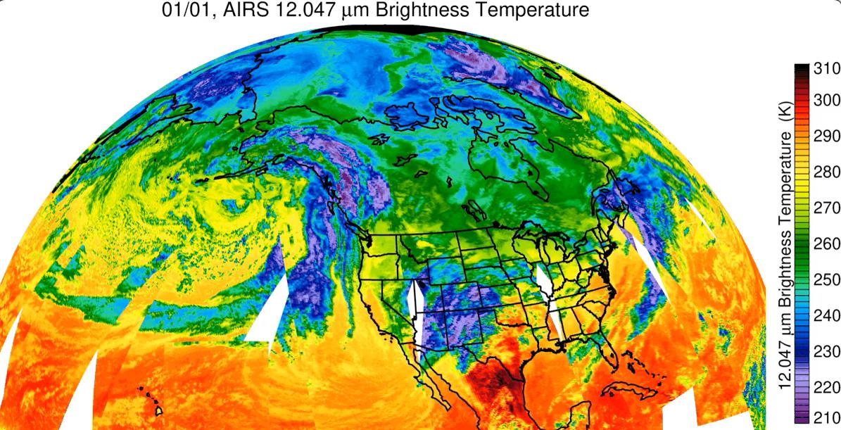 slide 5 - California Atmospheric River Storms Captured by NASA's AIRS
