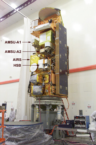 AIRS, AMSU, HSB on NASA's Aqua satellite