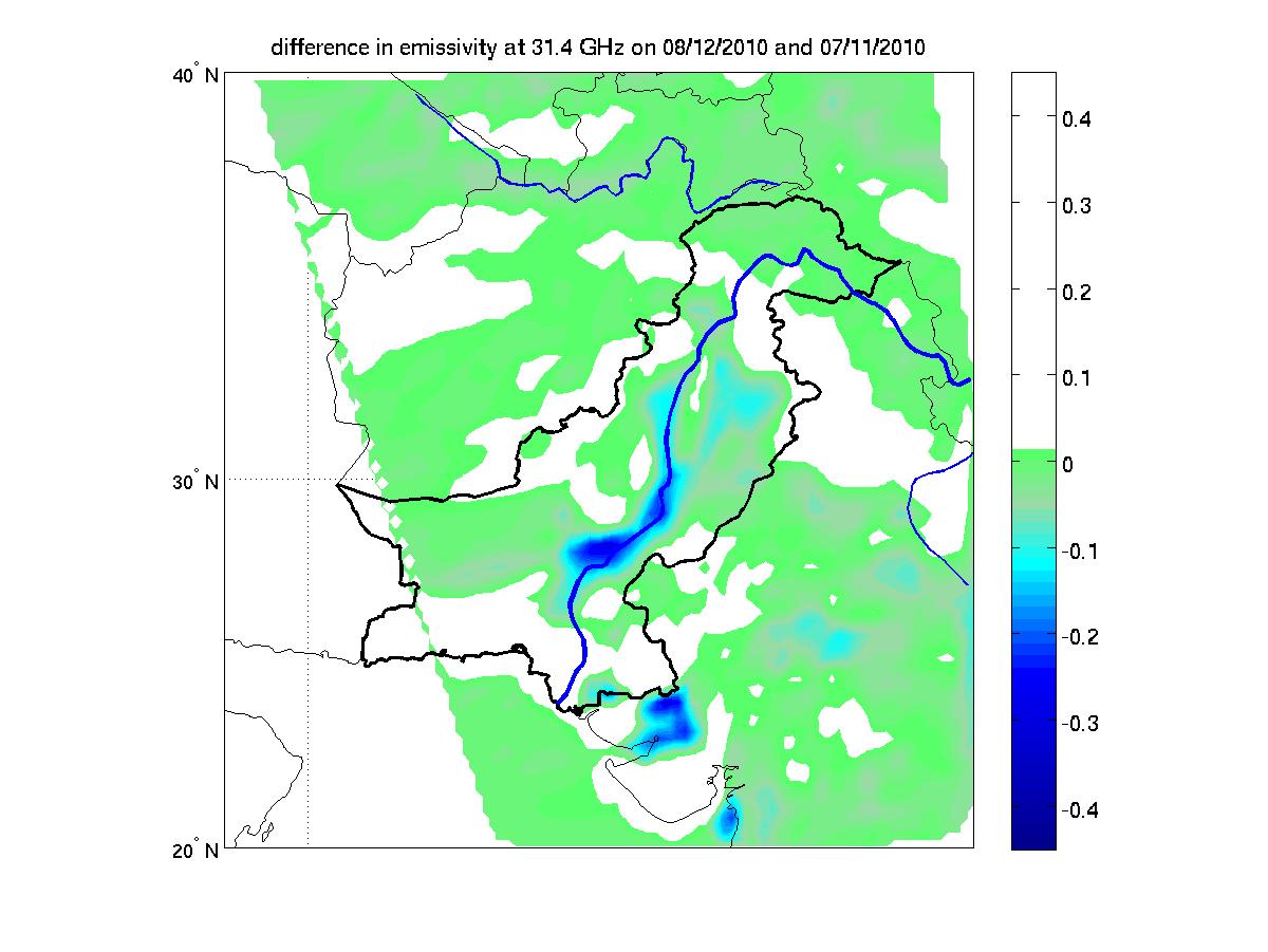 Extent of Pakistan Flooding
